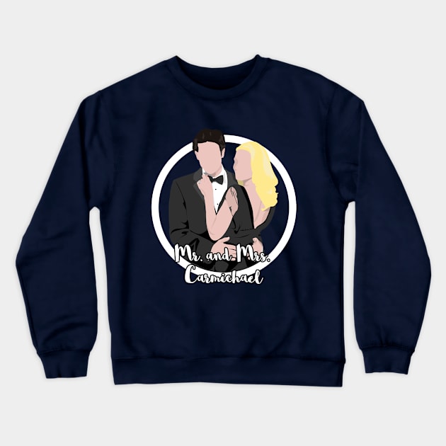 Mr and Mrs Carmichael (Chuck) Crewneck Sweatshirt by insidethetardis